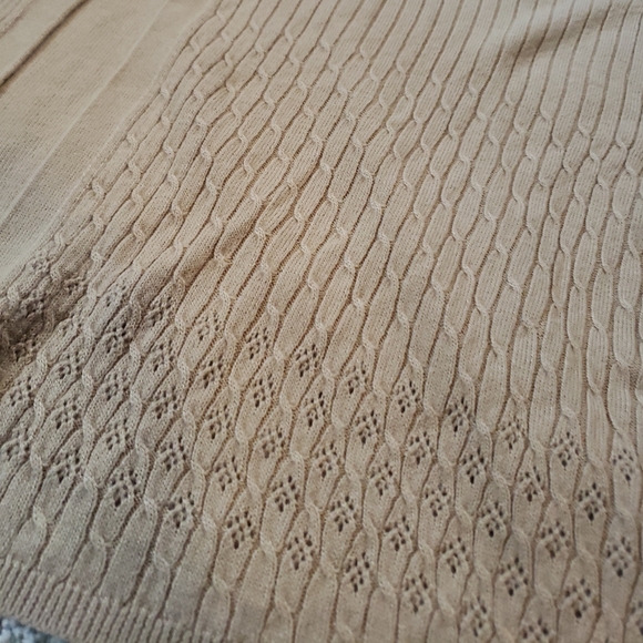 Sag Harbor Womens Size XL Tan Long Sleeve Shirt - Picture 2 of 4